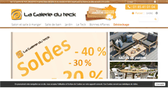 Desktop Screenshot of lagalerieduteck.fr